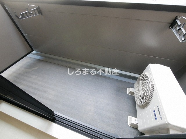 JINO新町のバルコニー