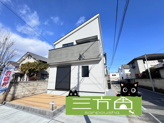 新築　前橋市朝日町2丁目25-1期　LIGNAGE　１号棟の外観|現地写真　完成しました！ご内覧等、お気軽にお問合せください♪　							
