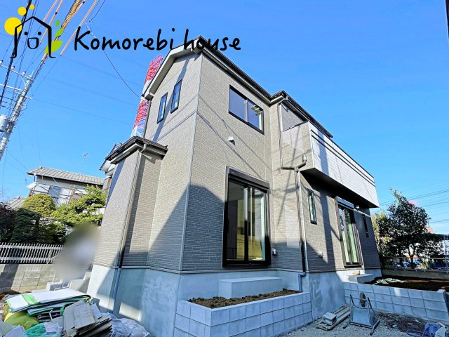 桶川市坂田971番　新築一戸建て　ハートフルタウン　Aの外観|耐久性に優れたサイディング貼りの外観。雨風に強く、汚れにくい素材で美しさが長持ちします。日々のメンテナンス負担を軽減し、家族の暮らしをしっかり守る安心の新築住宅です。