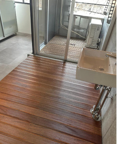 OAZO芦屋上宮川町のバルコニー