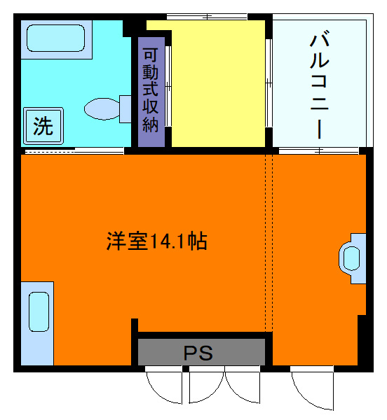 OAZO芦屋上宮川町の間取り