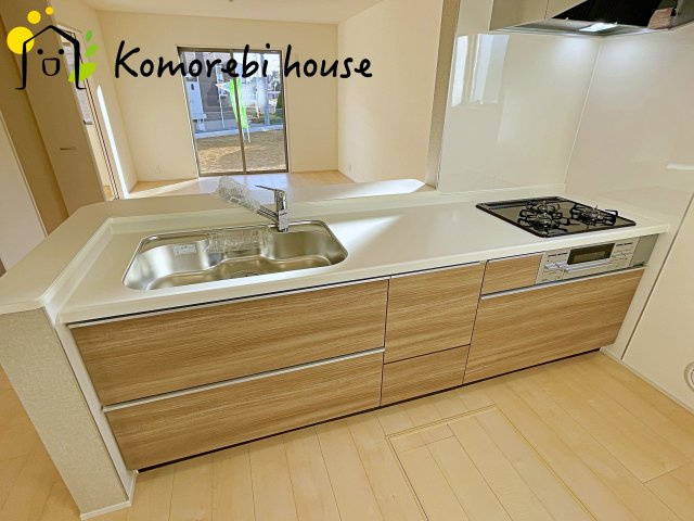 川島町上伊草　新築一戸建て　リーブルガーデン　01のキッチン|使いやすいキッチンです