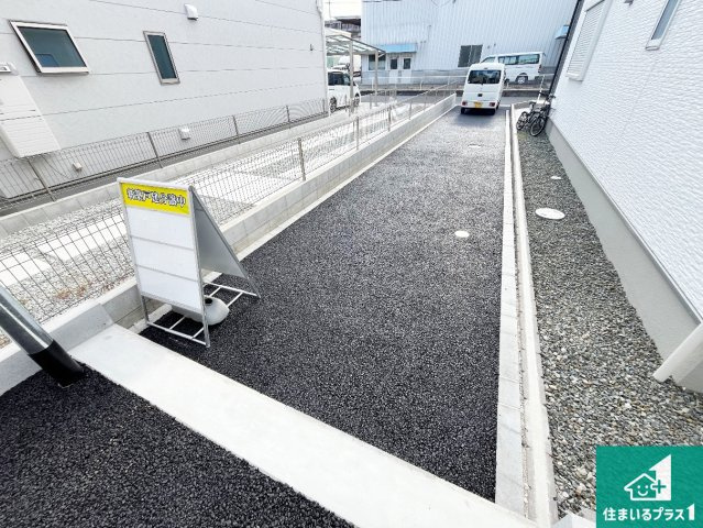 加古川市別府町新野辺北町　第9期　新築一戸建ての駐車場|駐車スペース！散水栓があるので、こまめに愛車を洗えます！