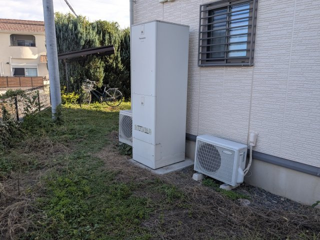 中古戸建　上大島町の発電・温水設備