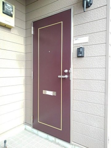 メゾンサンパティーク　Ａの玄関