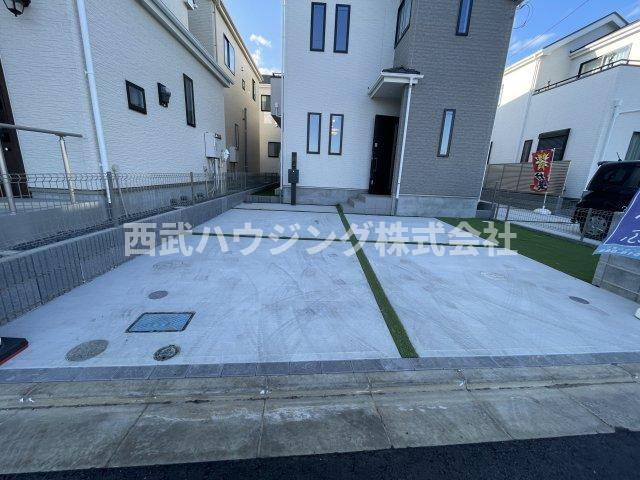 【仲介手数料無料】所沢市上新井全８棟Ｆ号棟　所沢市の新築住宅なら西武ハウジングの駐車場