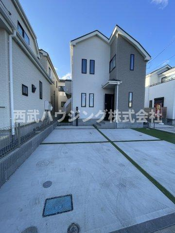 【仲介手数料無料】所沢市上新井全８棟Ｆ号棟　所沢市の新築住宅なら西武ハウジングの前面道路含む現地写真