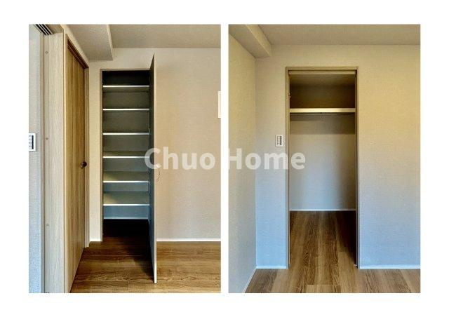 ライオンズマンション南砂の収納|居室にはクローゼットを完備し、自由度の高い家具の配置が叶うシンプルな空間です。お子様の成長と必要になる子供部屋を与えるにはぴったりの間取りですね。