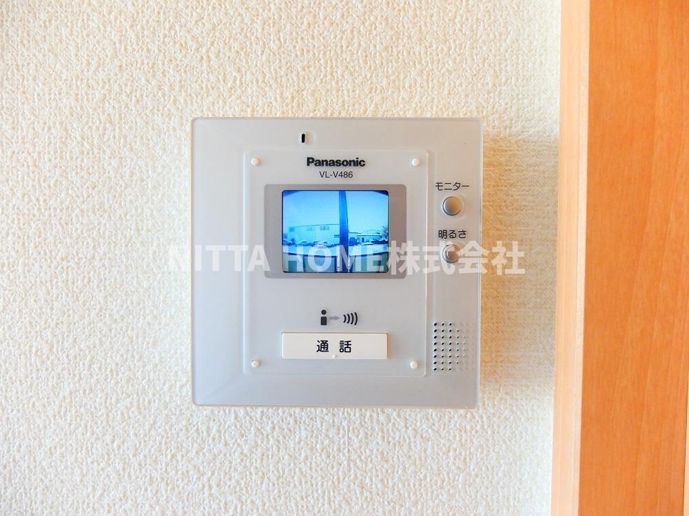 バーロハイツのセキュリティ|女性の方にも安心のTVインターホン◇