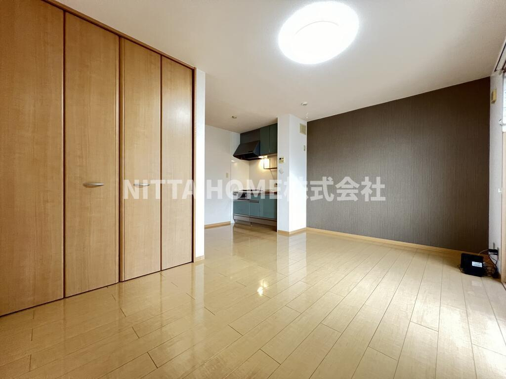 バーロハイツの収納|クローゼットも付いており収納に助かります(#^^#)