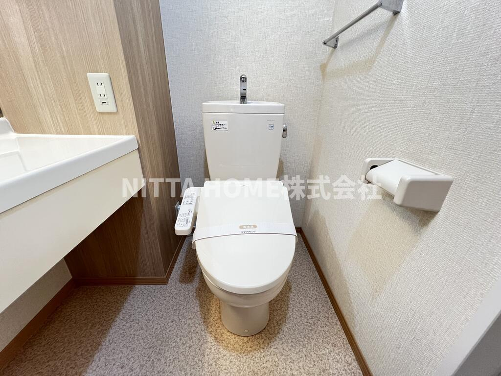 バーロハイツのトイレ|嬉しいウォシュレット付きのトイレ(^^)