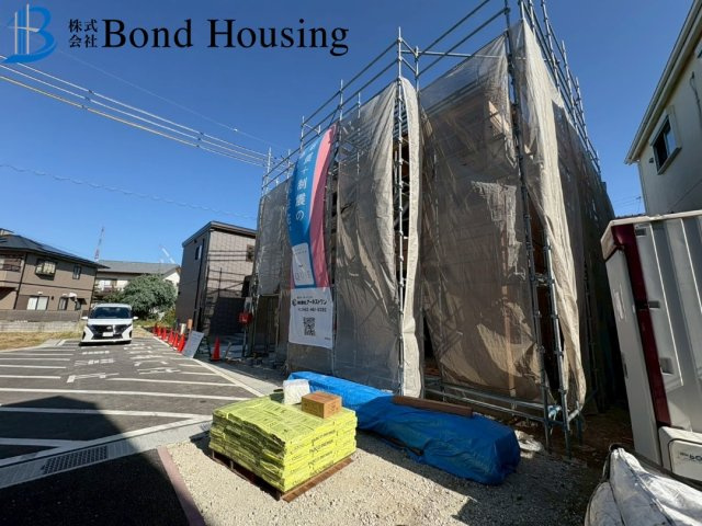 全10区画　各居室収納あり　明石市北王子町　6号棟　新築戸建の前面道路含む現地写真