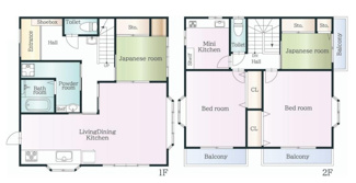 【間取り】 | 東村山市諏訪町3丁目 | 4LDK　土地面積:145.44平米　建物面積:98.53平米