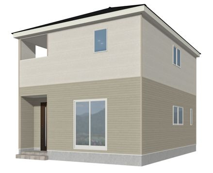 結城市結城　第45　3号棟の外観