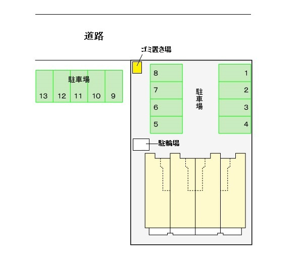 プラシード・カーサの区画図