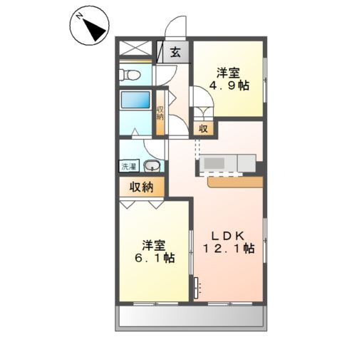 ロータスコンファの間取り