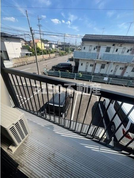 ムーンライト旭のバルコニー