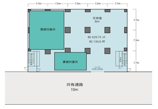 寝屋川市讃良西町　倉庫・駐車場の間取り