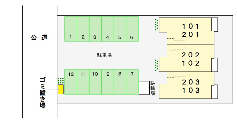 ミルトラウムの区画図