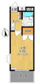 ３０１号室の間取り