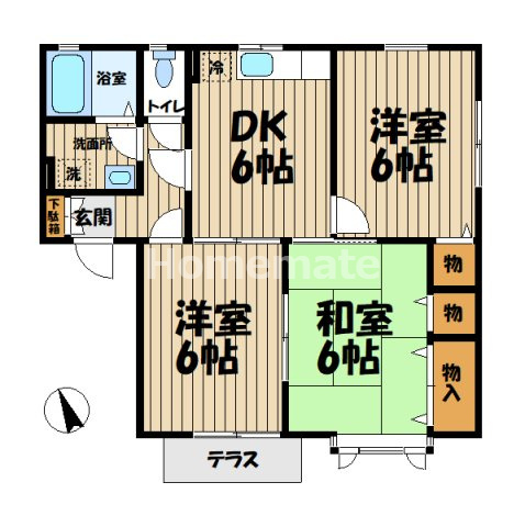 【間取り】 | ラルジュ・アイ
