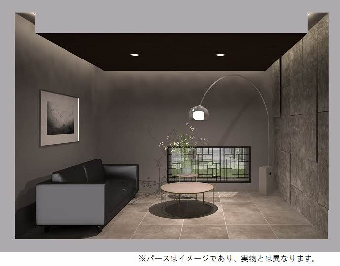 熊本市中央区新屋敷３丁目の賃貸マンションのロビー