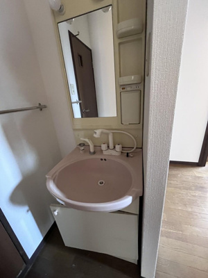 【洗面所】 | モンシャトー小山 | 広い洗面スペース