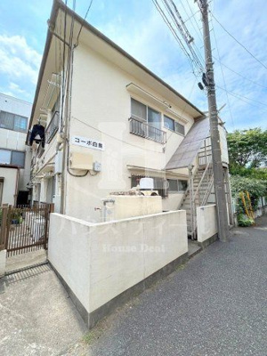 【外観】 | コーポ白馬 | 外観は落ち着いています