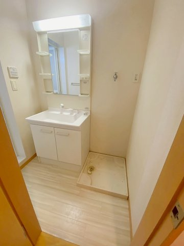 スターテラス宝塚の洗面所|脱衣スペースもあります