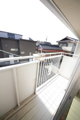 ドミール花園のバルコニー