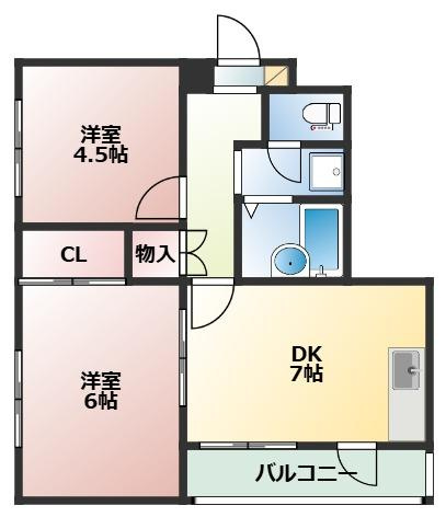 ルミエール市川の間取り