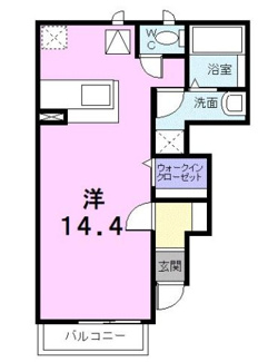 【間取り】 | サン　リット　Ｂ