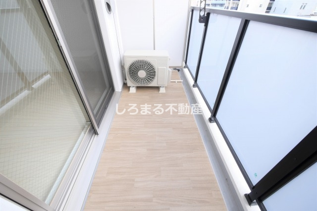 アドバンス大阪城ベレッツァのバルコニー