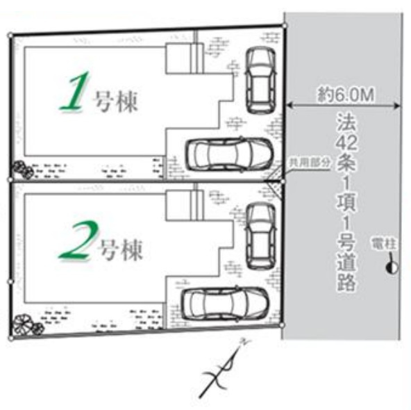 【2号棟　区画図】