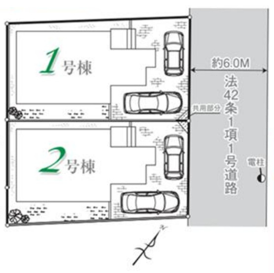 【2号棟　区画図】