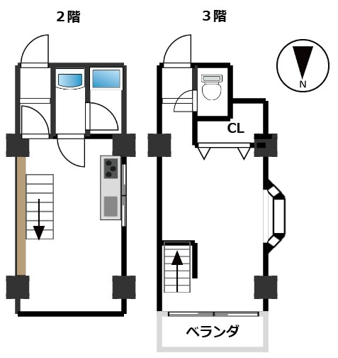 【間取り】 | ファミール１番館
