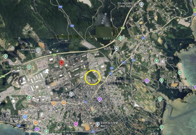 【地図】 | 【軍用地】キャンプハンセン４０倍