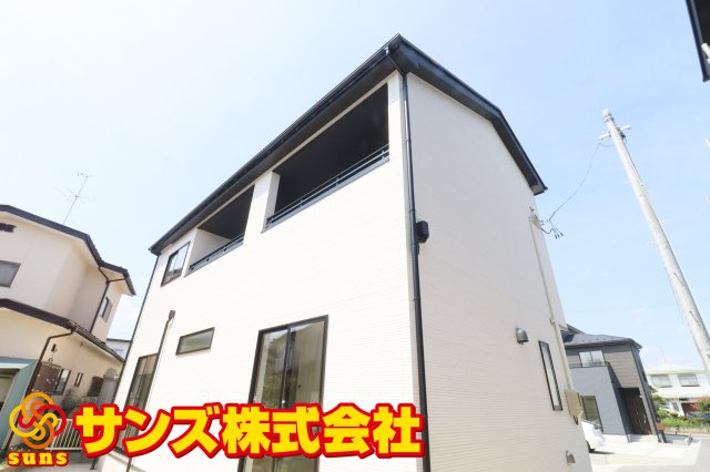 郡山市富田町字大徳南　　　2号棟　　　小山田小学校、郡山第６中学区の外観|北東側から見た外観