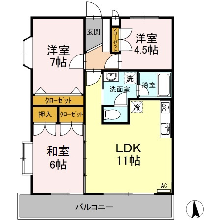ラーバンハイツの間取り