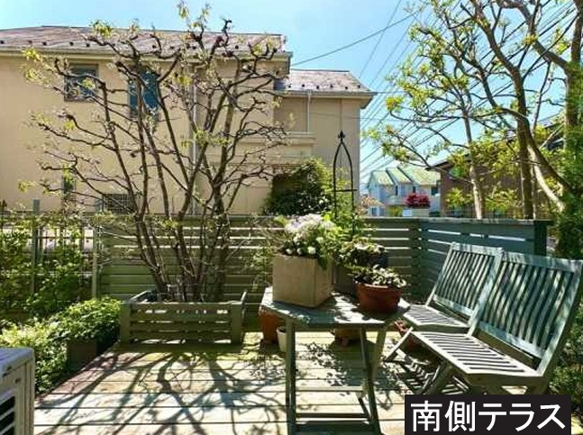 ◆価格改定◆北西角地物件◆緑園3丁目 中古戸建 5880万円の庭