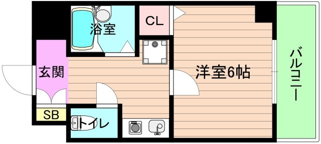 大阪市城東区今福東１丁目の賃貸マンションの間取り