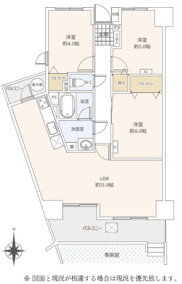 ロワールマンション和白5の間取り