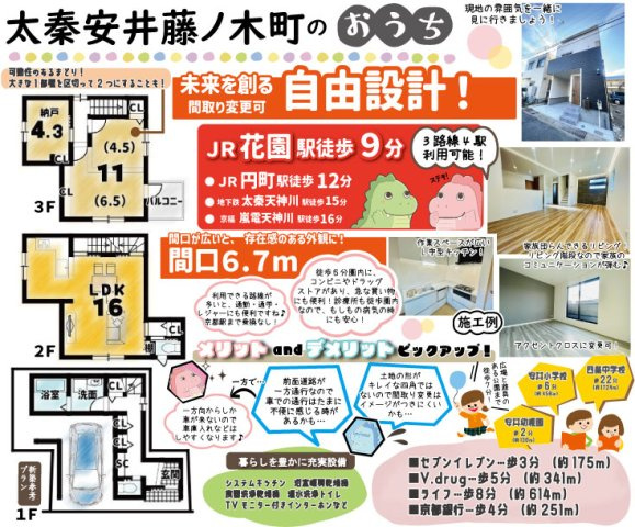 太秦安井藤ノ木町　建築条件付土地