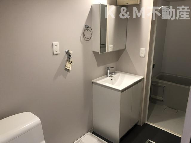 March北柏の洗面所|コンパクトで使いやすい洗面所