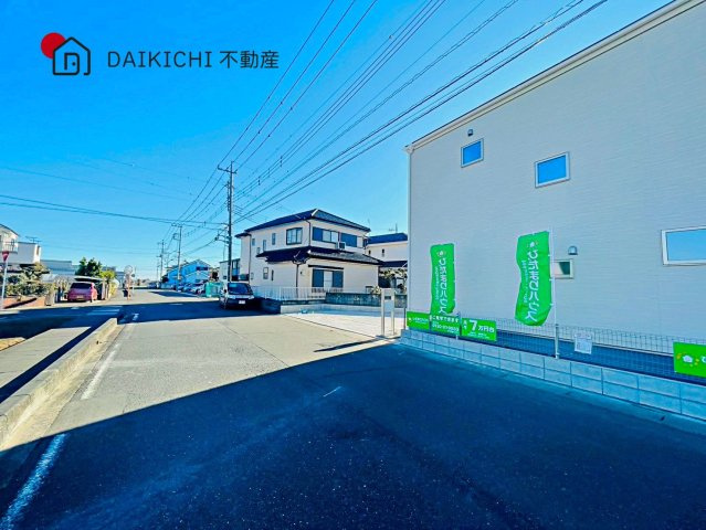 【前面道路含む現地写真】 | 川島町上伊草　Livele Garden.S　新築戸建　全3棟　3号棟