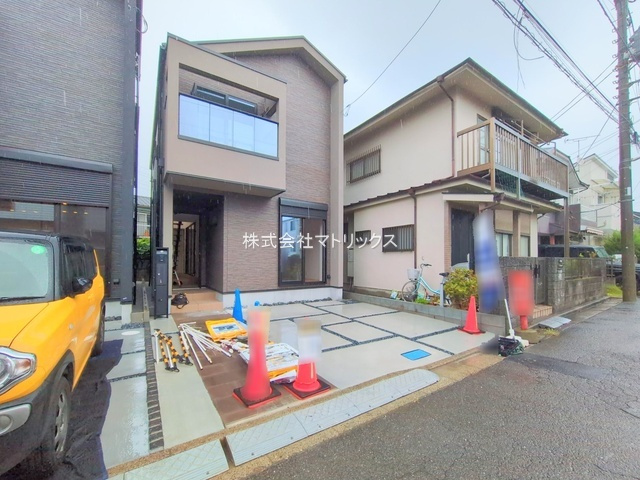 練馬区南大泉3丁目　子育て最適環境　南道路の限定2棟の前面道路含む現地写真|1号棟