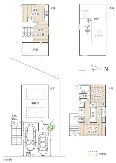 【間取り】 | S22182-岩倉南