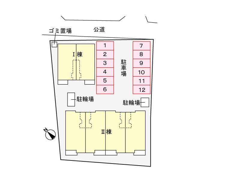 サミットＫ・Ⅰの駐車場
