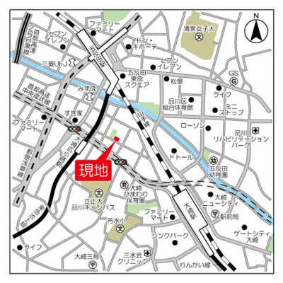 【地図】 | プレミアステージ大崎