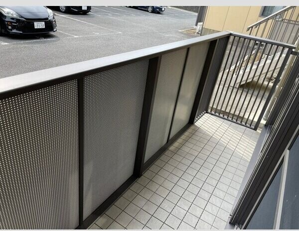 エスポワール　Aのバルコニー